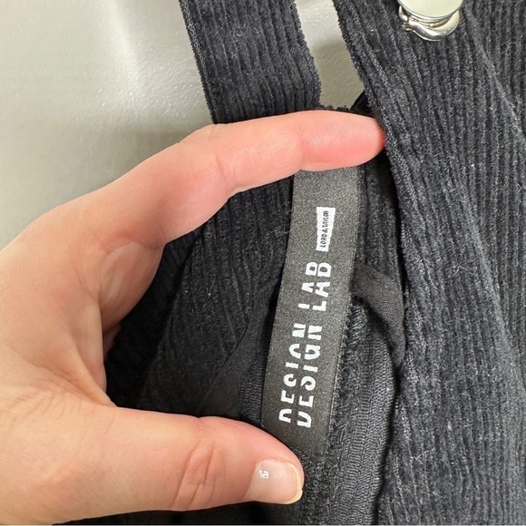 Design lab  Lord & Taylor ribbed skirt overalls - Picture 5 of 7